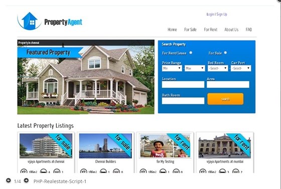 Real Estate Script Live Demo: Real Estate Script Live Demo