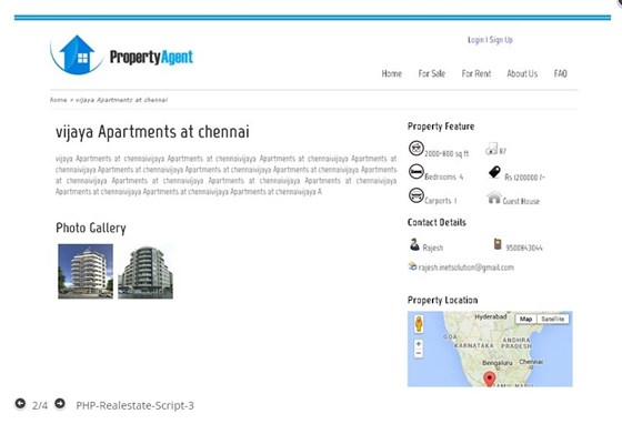 Real Estate Script Live Demo: Real Estate Script Live Demo